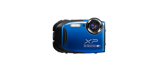FinePix XP70 : Azul vista frontal