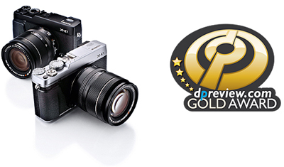 La cámara compacta premium X-E1 es reconocida con un GOLD Award de DPReview